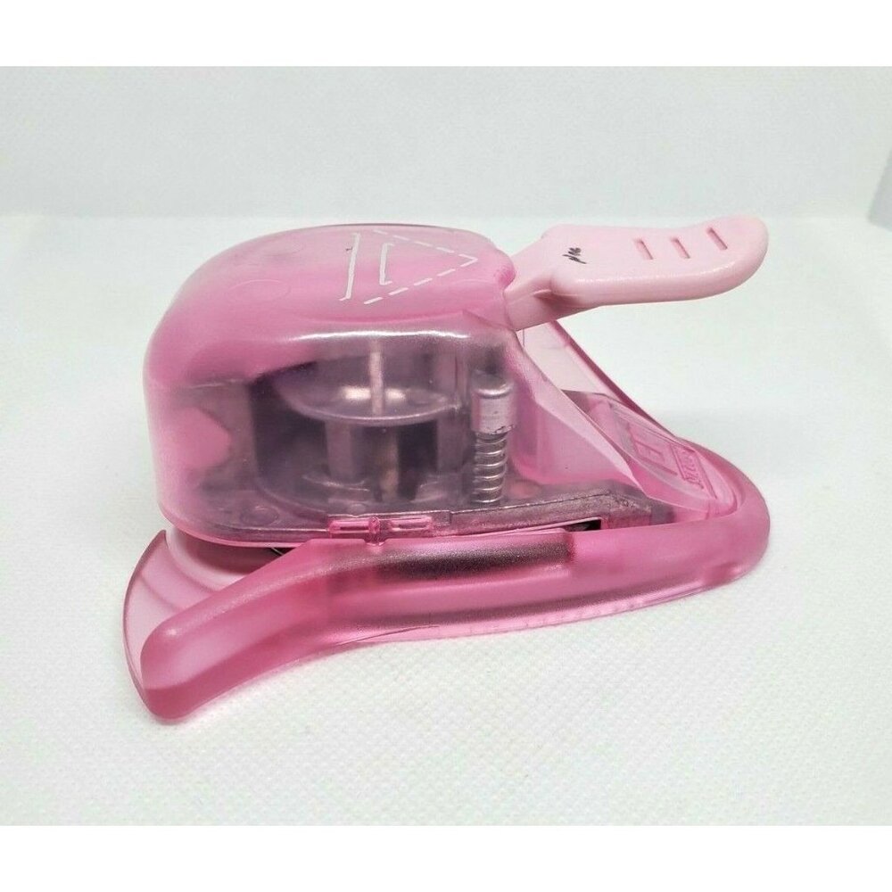 EK Success Pink Paper Hole Punch - Durable and Stylish Craft Tool